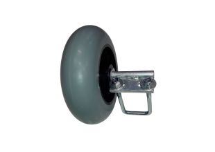 Extra massivhjul på konsol båtslip 12-2000 , 400kg/st