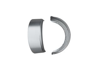 Stänkskärm 14" rak-rund 240mm
