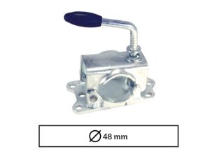 Klämplatta KNOTT stödhjul LBG48mm  Gjuten