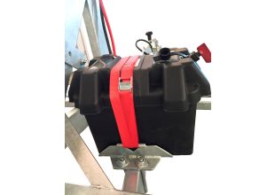 BATTERI + PLASTLÅDA + SÄKERHETSBRYTARE