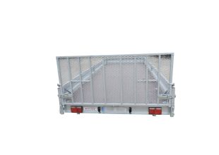 Bak-lucka/ramp HB8  sträckmetall 1m