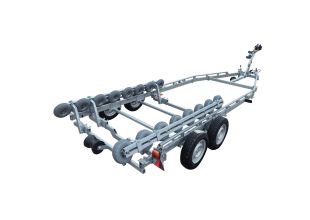 NYHET Båtvagn för motorbåtar med stegskrov  5,5-7,2m  2000kg