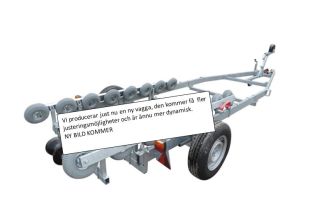 NYHET 2025 Båtvagn motorbåtar med stegskrov  4,9-6,2m 1250kg