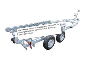 NYHET Båtvagn motorbåtar med stegskrov  5,9-7,6m & 3000kg