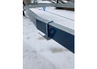 Surrnings&ouml;gla plattj&auml;rn 60x6 L=140mm &Oslash;30 f&ouml;r 80x40 profil