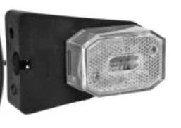 Postionslykta Flexipoint II LED på 150mm gummifot+0,5m kabel