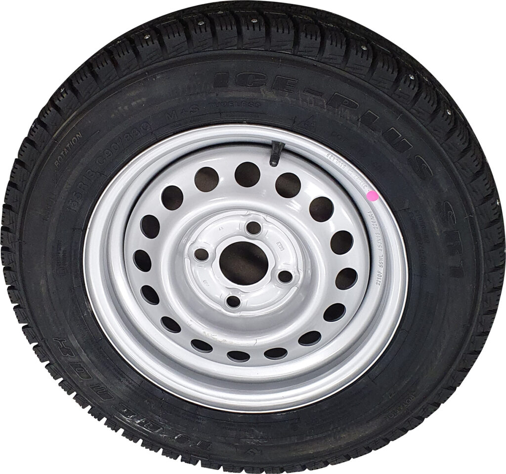 V-hjul 155x13"C8 4B Dubbat 600kg