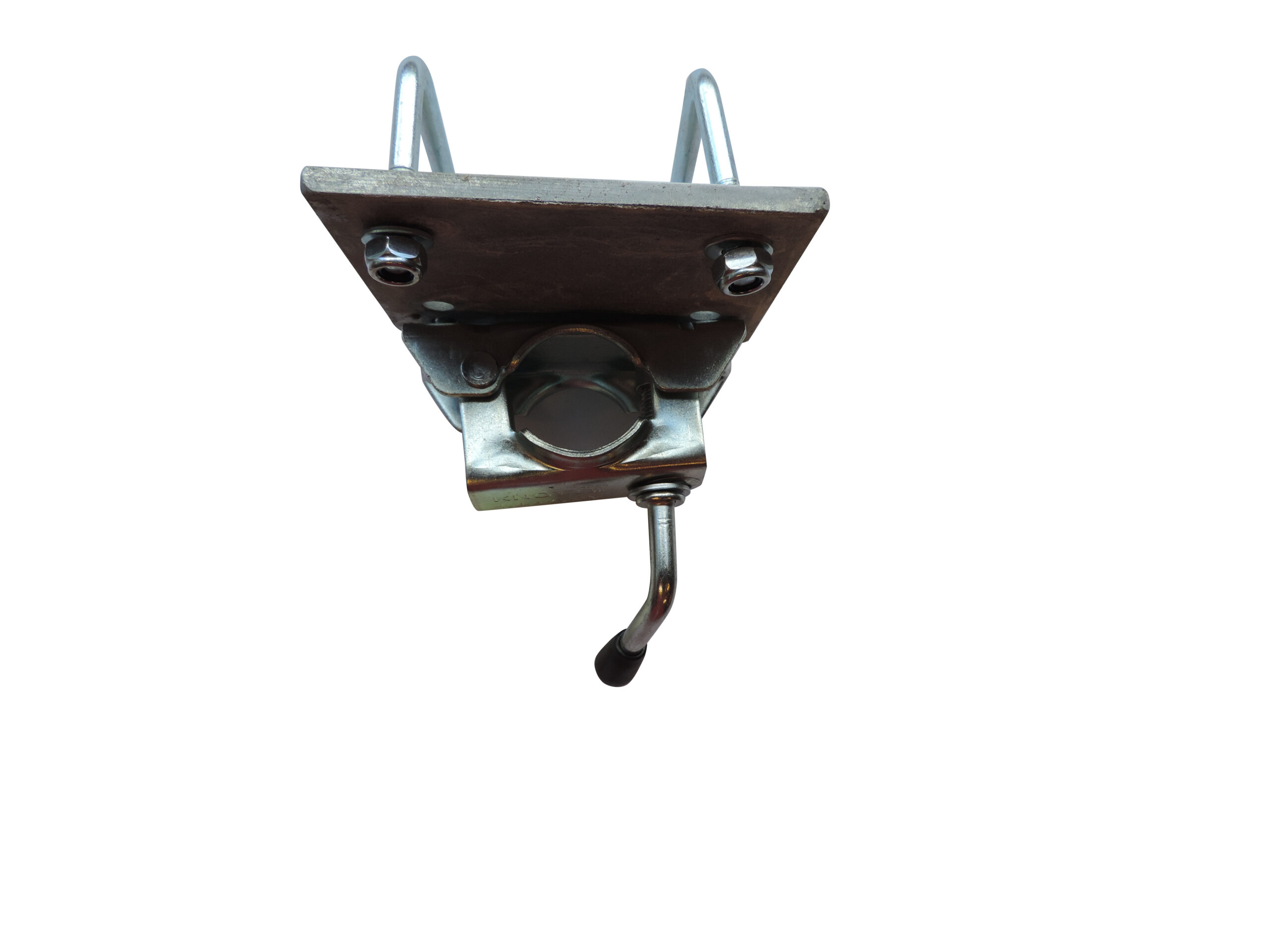 Stödhjulsfäste + klämplatta 48mm plåt 2019-för 80x40 rör - Bild 1