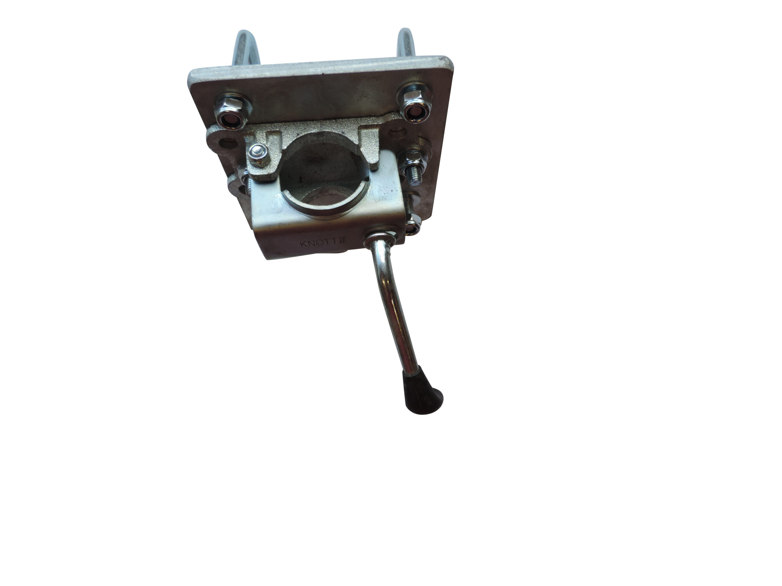 Stödhjulsfäste + klämplatta 48mm gjuten 2019-för 100x40 rör - Bild 1