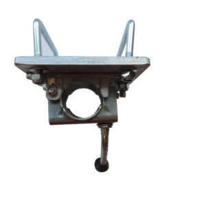 Stödhjulsfäste + klämplatta 48mm gjuten 2019-för 100x40 rör - Bild 2