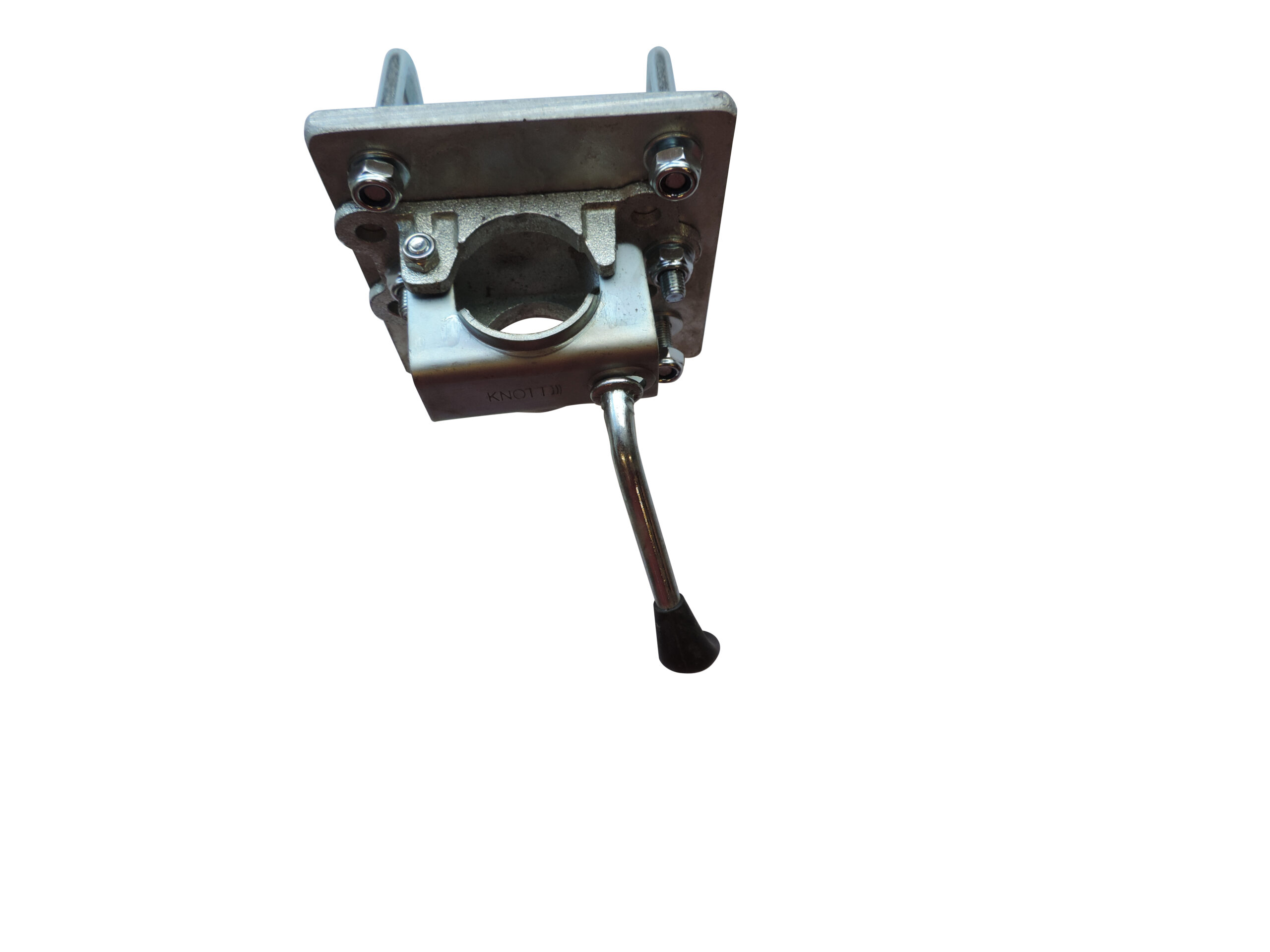 Stödhjulsfäste + klämplatta 48mm gjuten 2019-för 100x40 rör - Bild 3