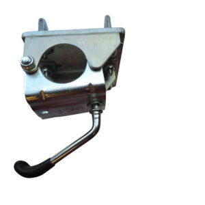 Stödhjulsfäste + klämplatta 60mm  2019-för 100x40 rör