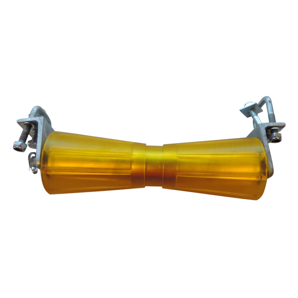 Kölrulle 300mm Polyvinyl med axel, fäste sats