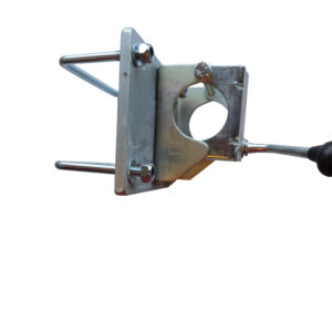 Stödhjulsfäste + klämplatta 60mm  2019-för 120x60 rör