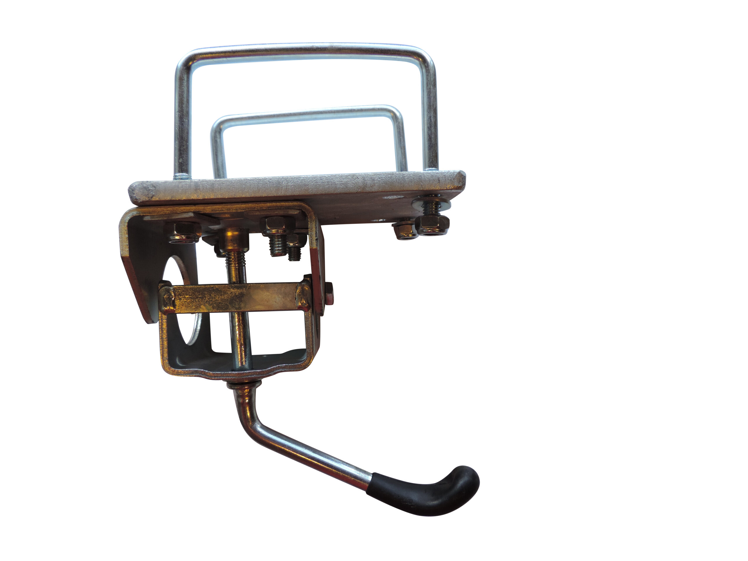 Stödhjulsfäste + klämplatta 60mm  2019-för 120x60 rör - Bild 2