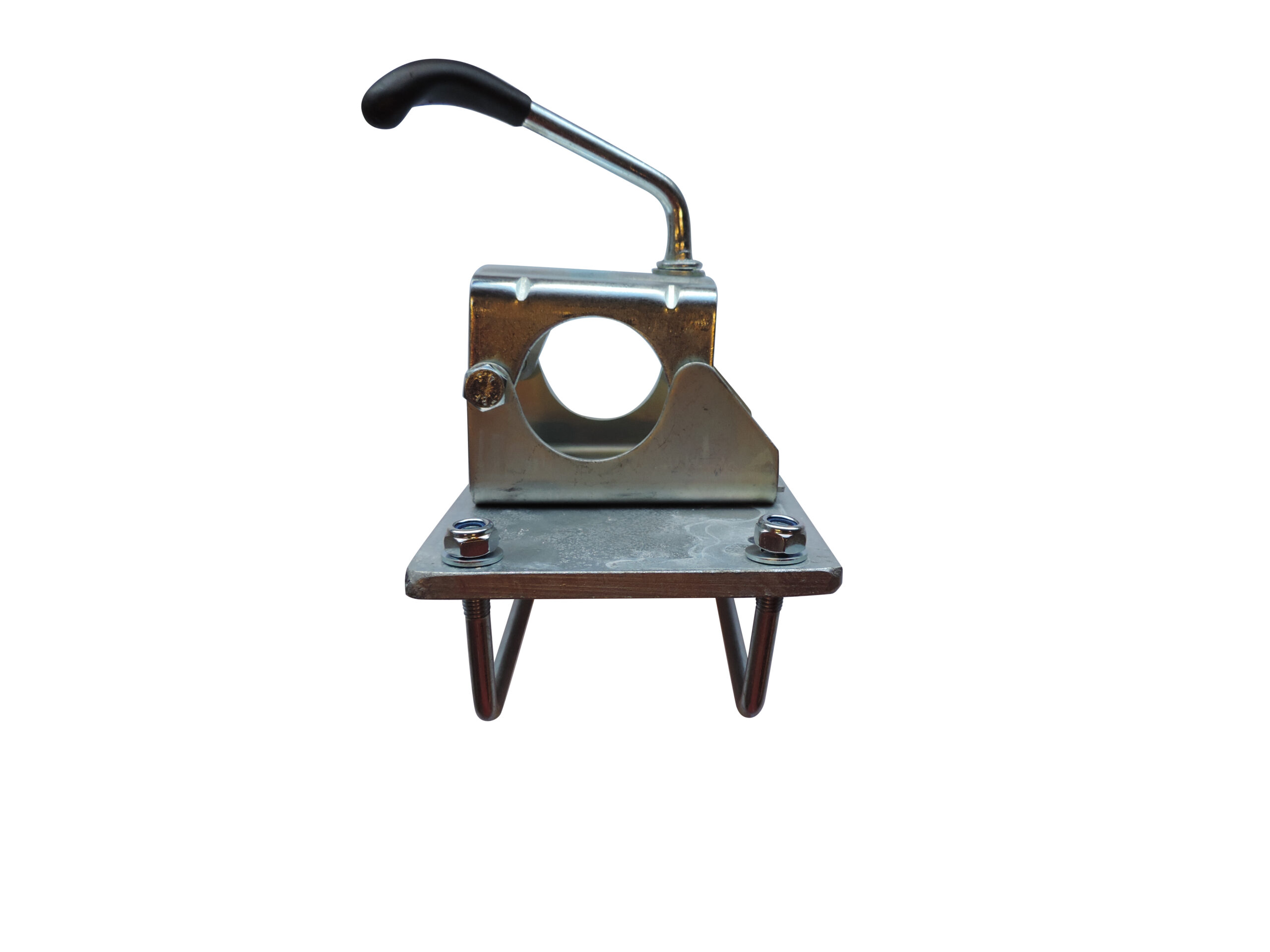 Stödhjulsfäste + klämplatta 60mm  2019-för 120x40 rör - Bild 1