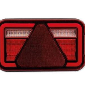 Baklykta Multiled IV H 8-polig 12-24V Grön kontakt