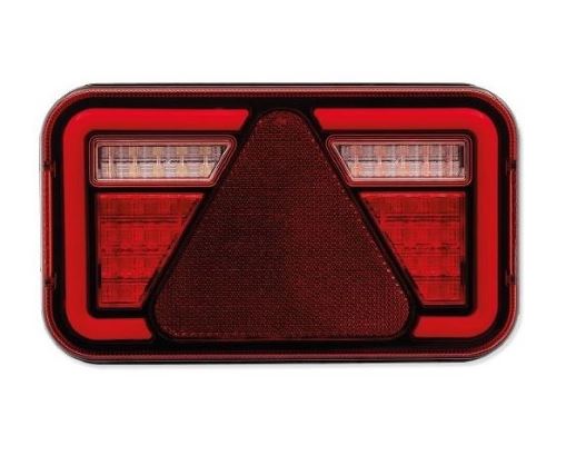 Baklykta Multiled IV V 8-polig 12-24V Gul kontakt