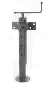 Stödben KNOTT 600kg Teleskop 60x60mm L=500mm  med fästplatta