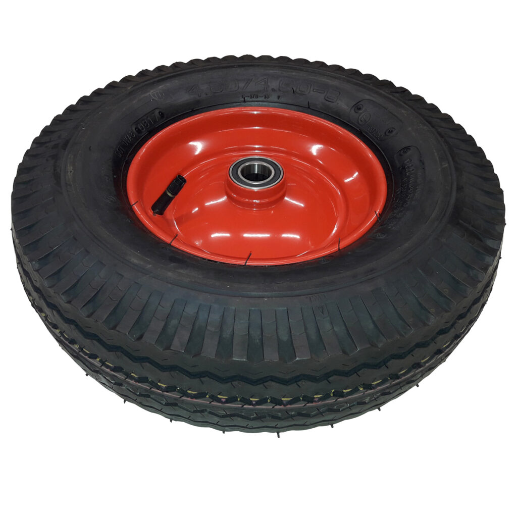 Luftgummihjul 4.00x8''6lag kullager