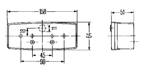 Baklykta Hella kom  H 158x64