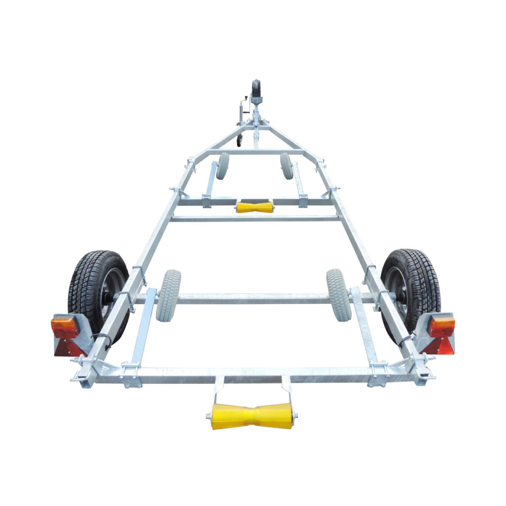 Båtvagn motorbåtar med V-skrov 4,6-6m & 1000kg
