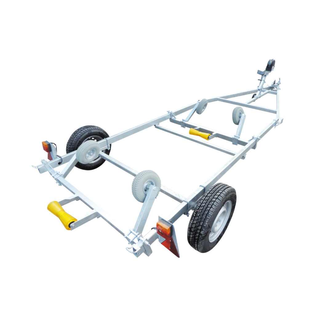 Båtvagn motorbåtar med V-skrov 4,6-6m & 1000kg