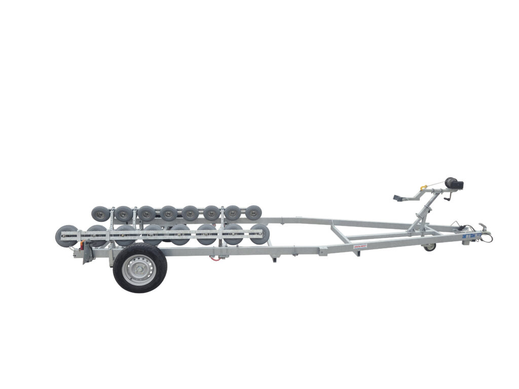 Båtvagn motorbåtar med stegskrov 4,9-6,2m 1250kg