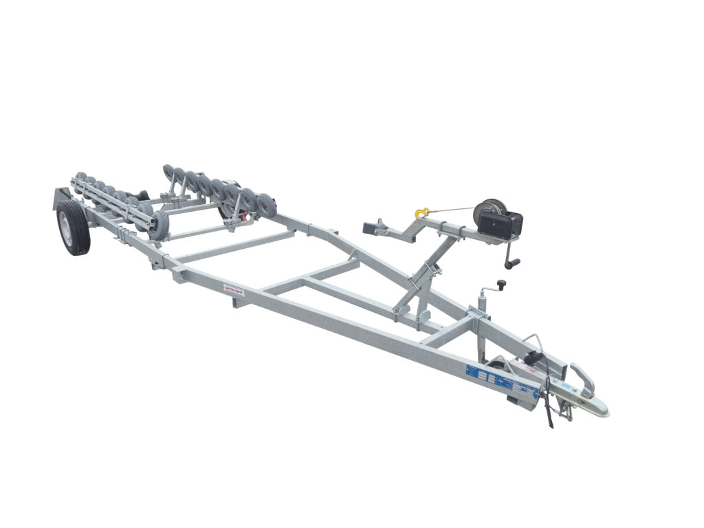 Båtvagn motorbåtar med stegskrov 4,9-6,2m 1250kg