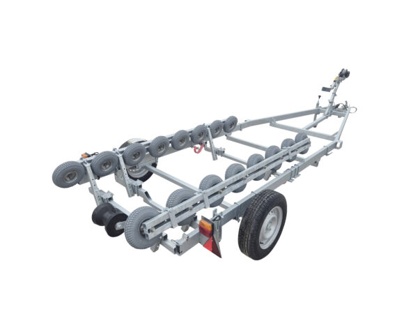 Båtvagn motorbåtar med stegskrov  4,9-6,2m 1250kg