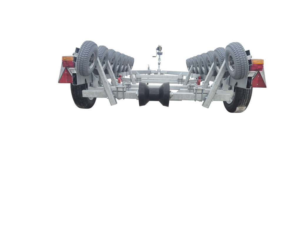 Båtvagn motorbåtar med stegskrov 4,9-6,2m 1250kg