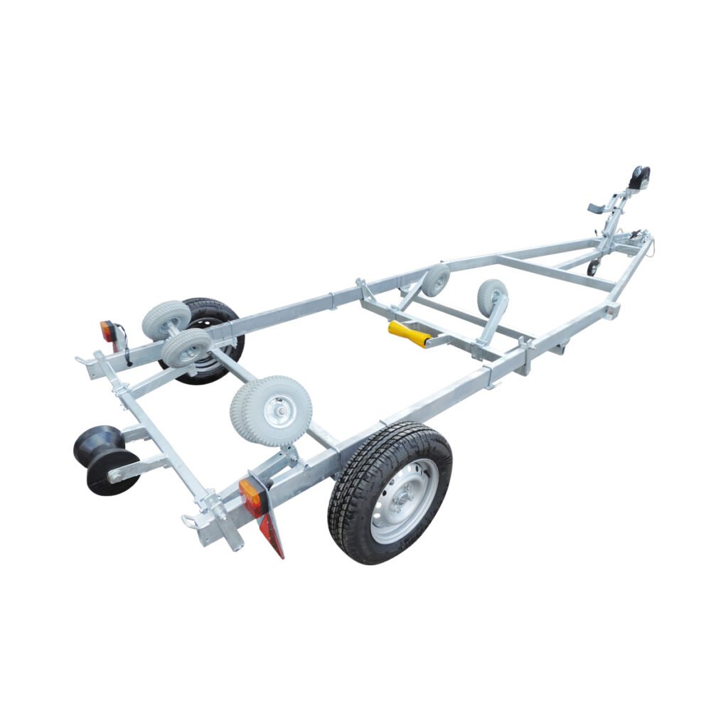 Båtvagn motorbåtar med V-skrov 4,9-6,2m 1250kg