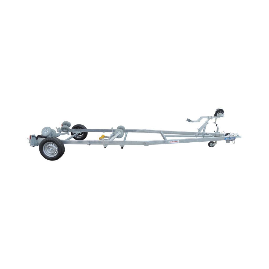 Båtvagn motorbåtar med V-skrov 4,9-6,2m 1250kg