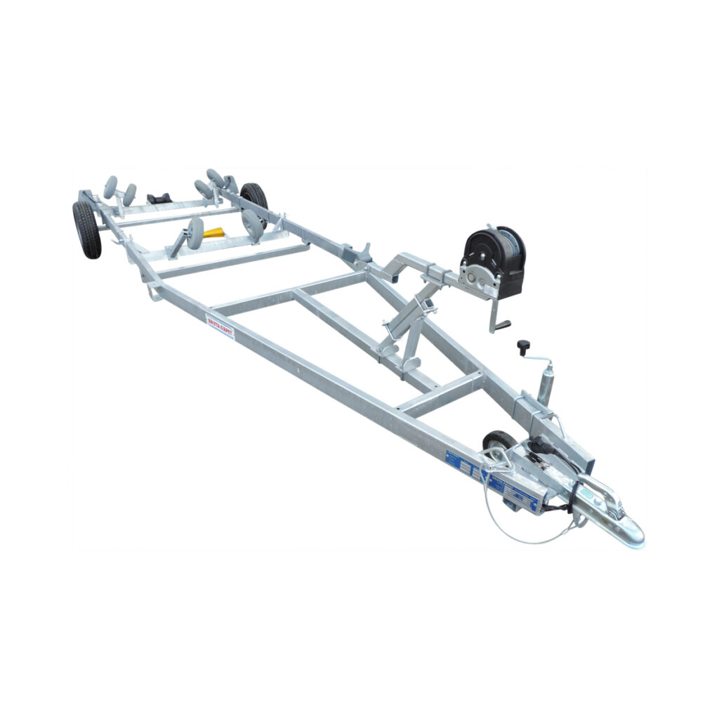 Båtvagn motorbåtar med V-skrov 4,9-6,2m 1250kg