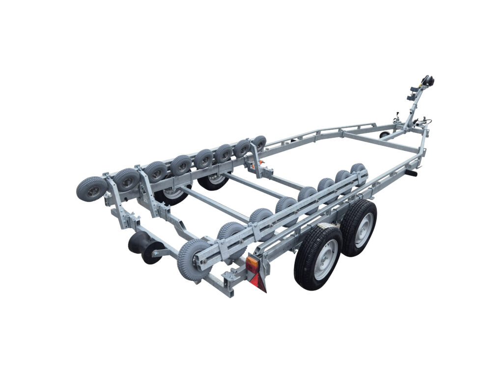 Båtvagn för motorbåtar med stegskrov 5,5-7,2m 2000kg
