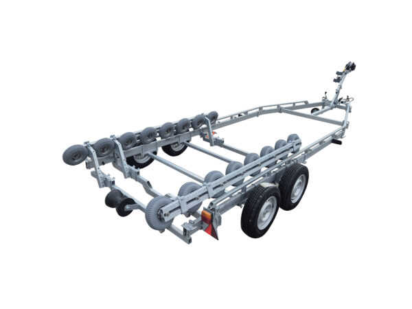 Båtvagn för motorbåtar med stegskrov  5,5-7,2m  2000kg