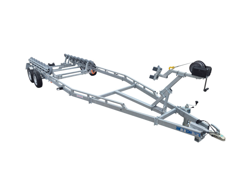 Båtvagn för motorbåtar med stegskrov 5,5-7,2m 2000kg