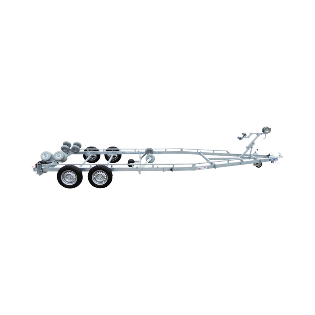 Båtvagn för motorbåtar med V-skrov  5,5-7,2m & 2000kg
