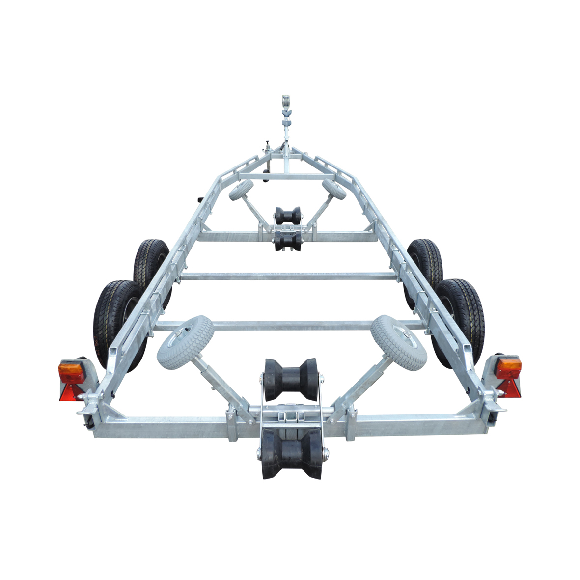 Båtvagn för motorbåtar med V-format skrov  5,5-7,2m & 2000kg - Bild 1