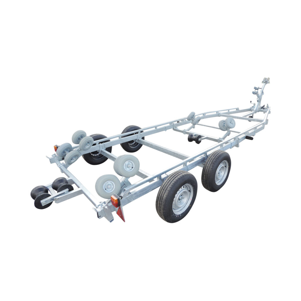 Båtvagn motorbåtar med V-skrov 5,9-7,6m & 3000kg
