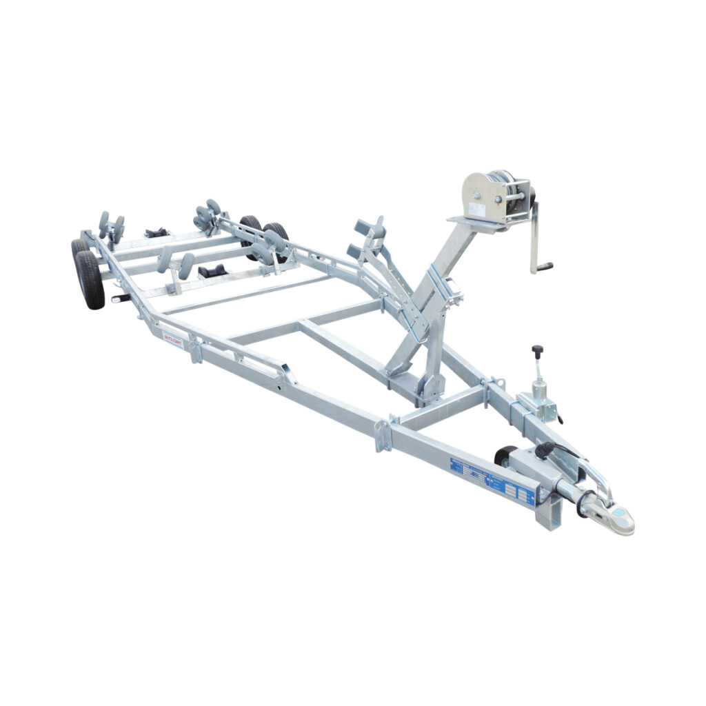 Båtvagn motorbåtar med V-skrov 5,9-7,6m & 3000kg