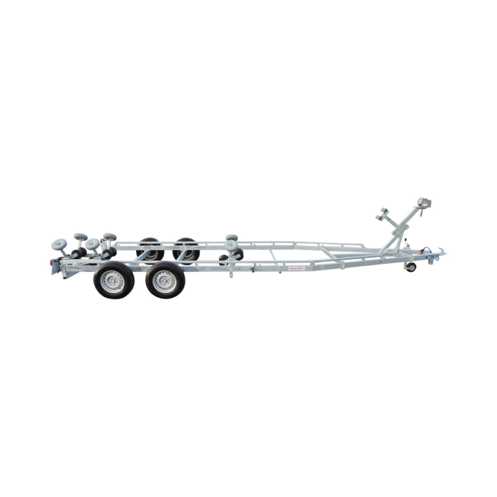 Båtvagn motorbåtar med V-format skrov 5,9-7,6m & 3000kg