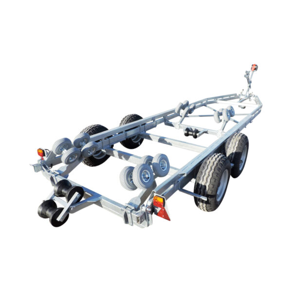 Båtvagn motorbåtar med V-skrov  7,2-9,8m & 4000kg