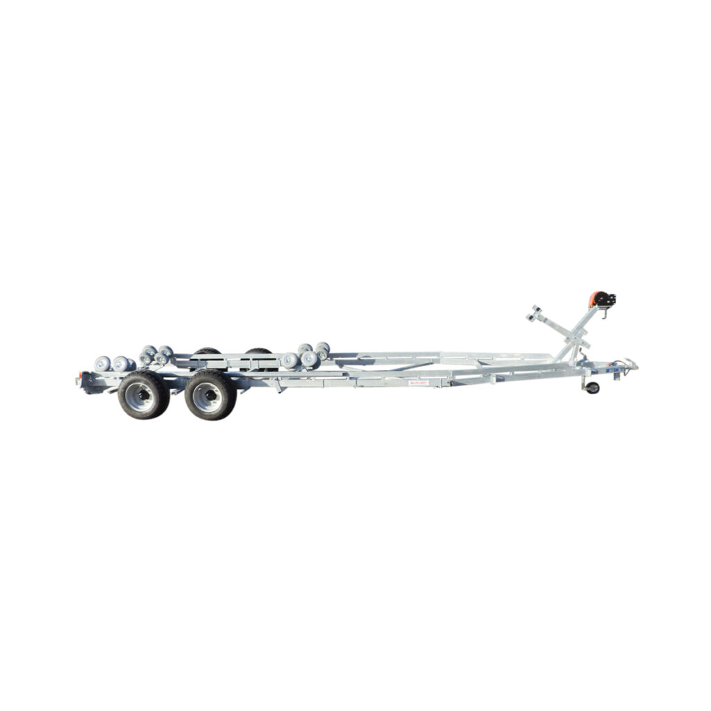 Båtvagn motorbåtar med V-skrov 7,2-9,8m & 4000kg