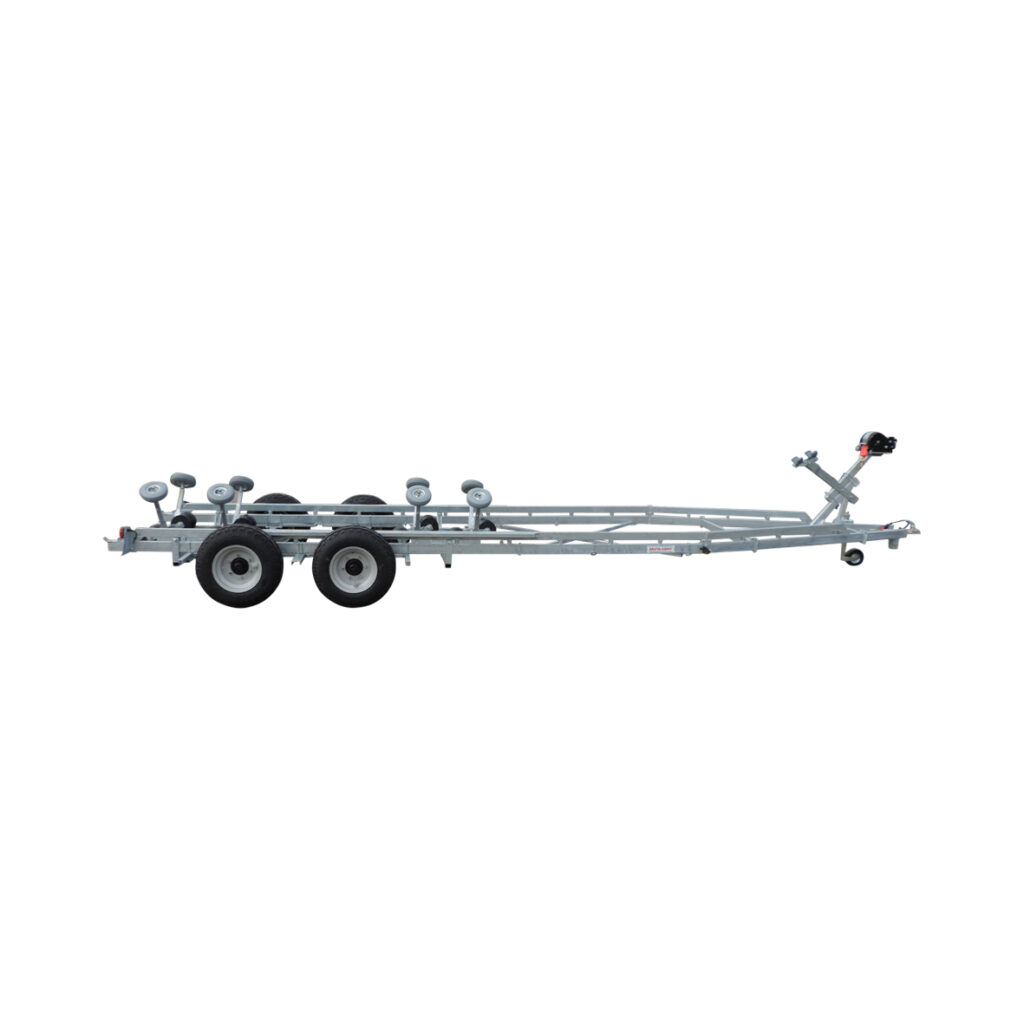 Båtvagn motorbåtar med V-skrov 7,2-9,8m & 4000kg