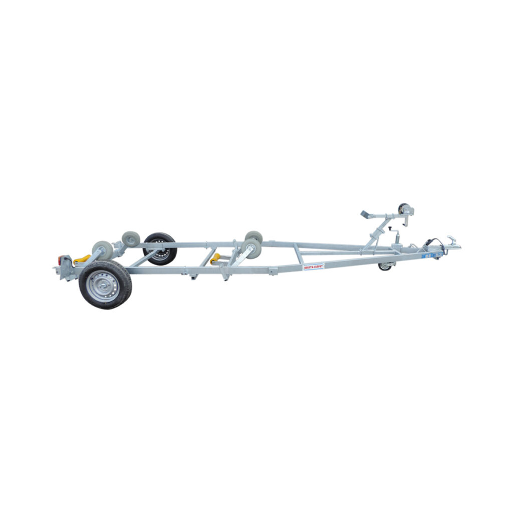 Båtvagn motorbåtar med V-skrov 4-5,3m & 800kg