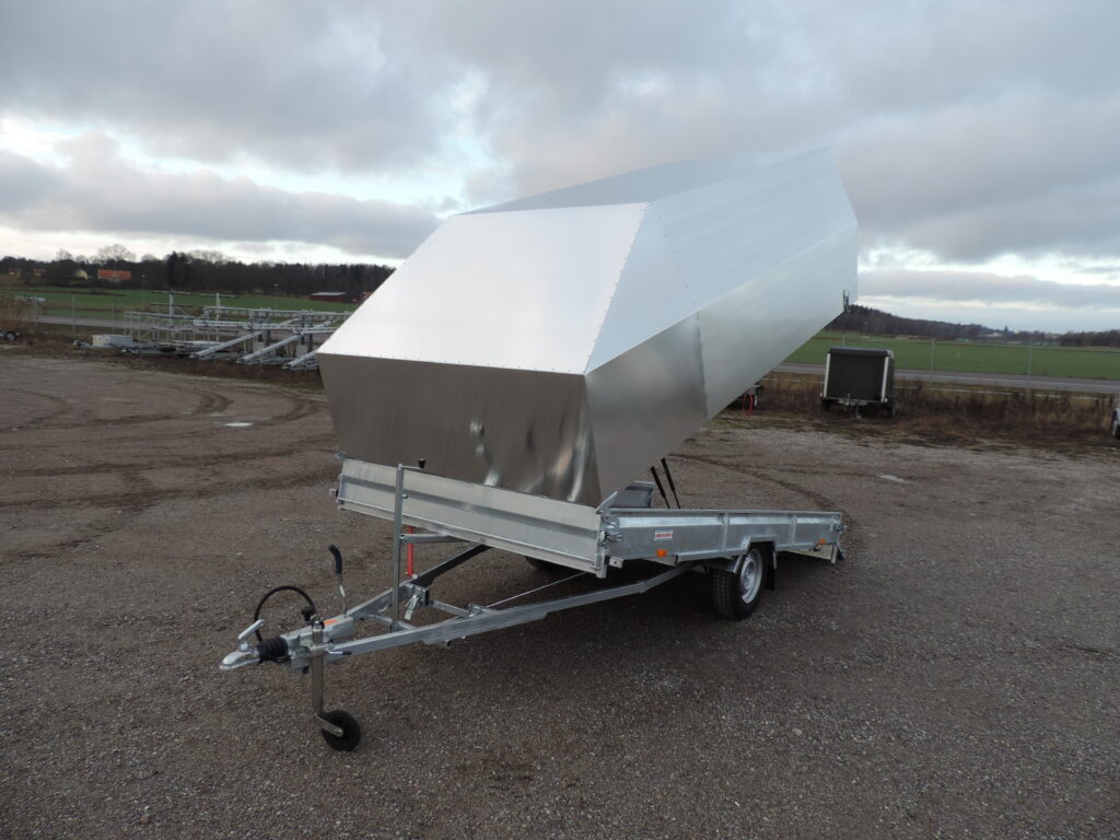 Skotersläp 4x1,95m 1350kg