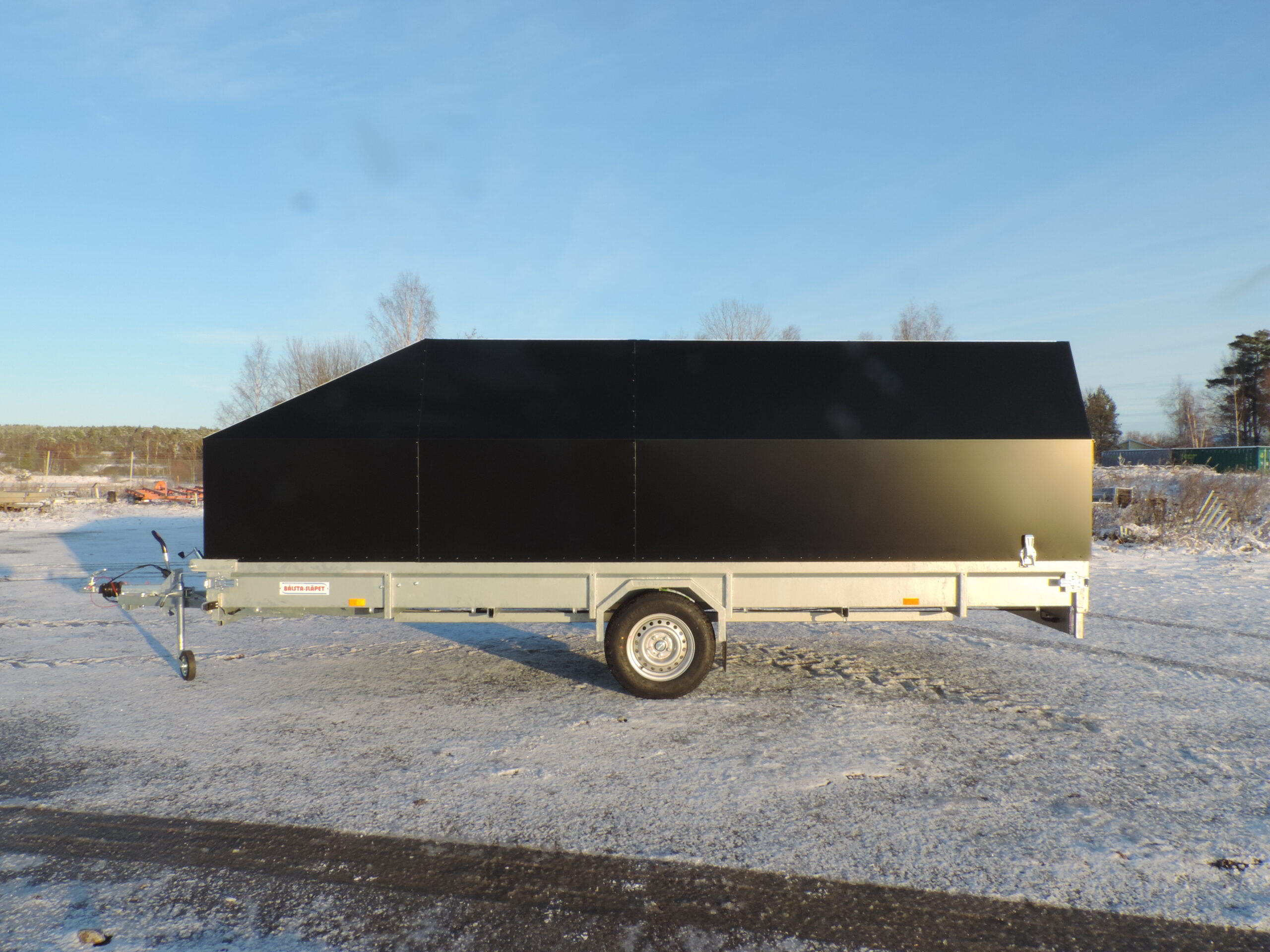 Skotersläp 5x1,95m 1500kg - Bild 1