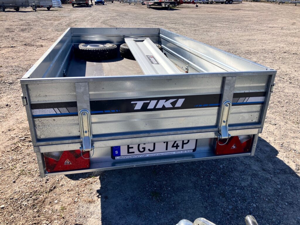 Begagnat 1-axlat flaksläp 2024 EGJ14P, V-hjul