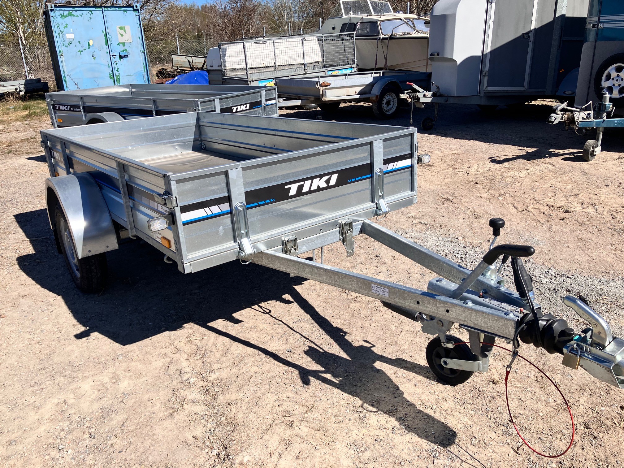 Begagnat 1-axlat flaksläp 2024 GJA51K - Bild 1